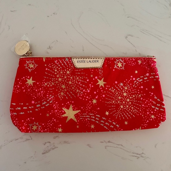 Estee Lauder Red Gold Star Constellation Cosmetics
Makeup Bag- NEW! - Picture 9 of 9
